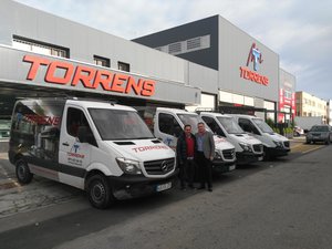Metalurgicas Torrens renueva su flota de furgonetas Mercedes Benz con Autovidal
